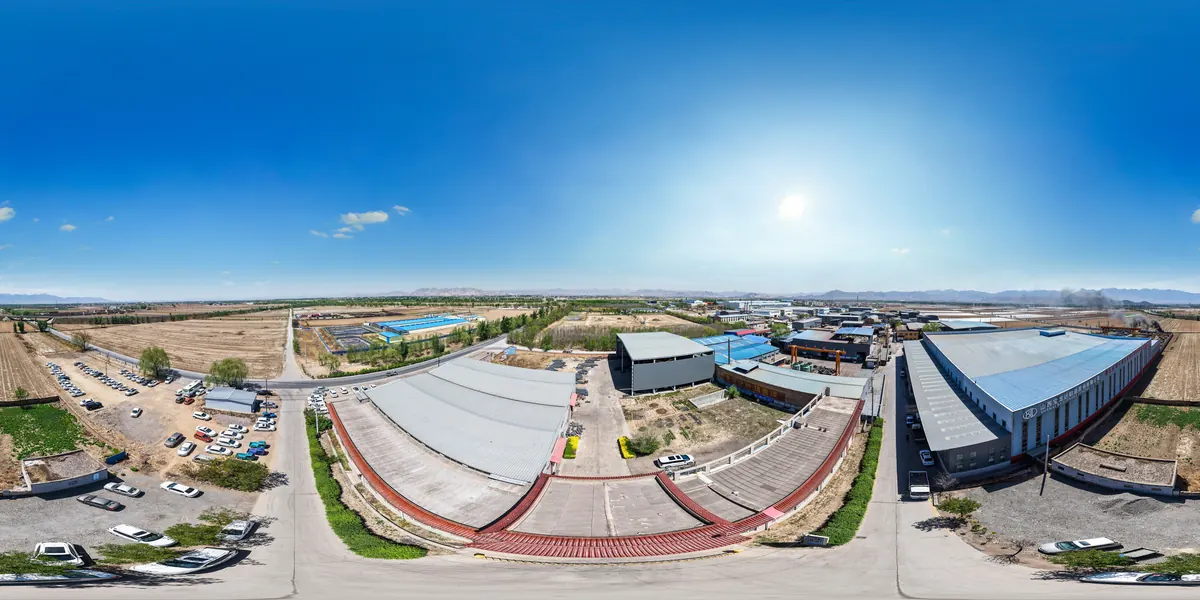Factory campus aerial panorama for BLD Forge Direct supplier review