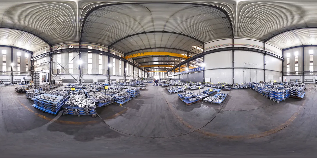 BLD workshop product stock panorama for buyer verification